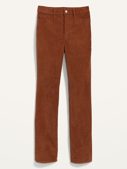Image number 4 showing, Extra High-Waisted Kicker Corduroy Boot-Cut Pants