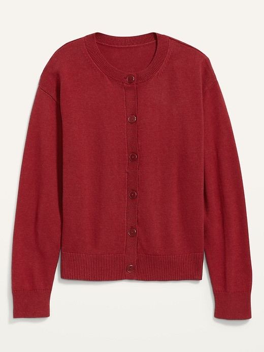 Image number 4 showing, Crew-Neck Cardigan Sweater