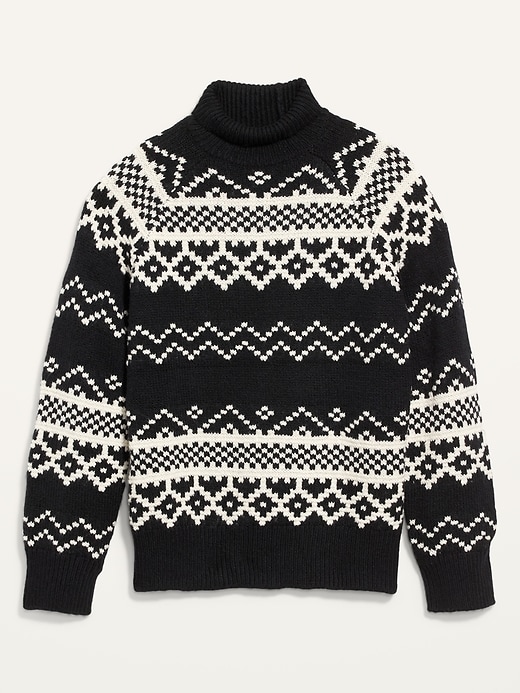 Image number 4 showing, Cozy Fair Isle Turtleneck Sweater