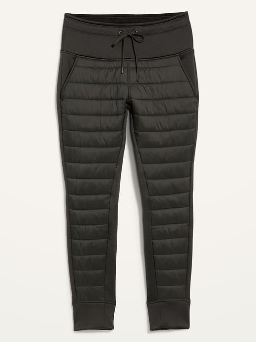 Image number 4 showing, High-Waisted UltraCoze Quilted Hybrid Jogger Leggings