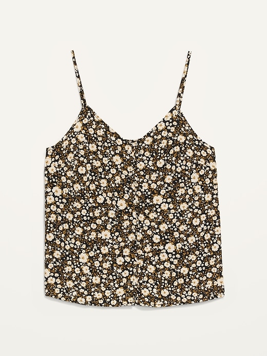 Image number 4 showing, Floral-Print Button-Front Cami Top