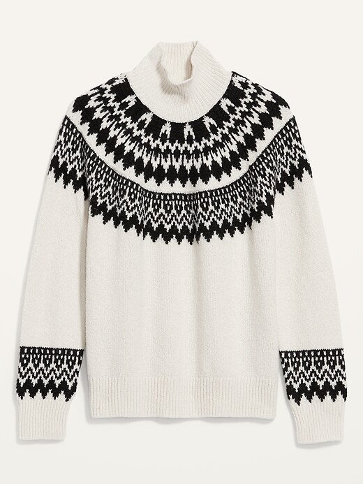 Image number 4 showing, Cozy Fair Isle Turtleneck Sweater