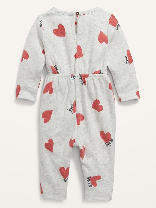 View large product image 2 of 2. Cozy-Knit Printed Jumpsuit for Baby