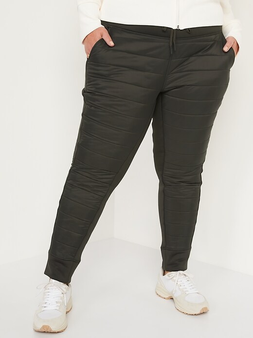Image number 7 showing, High-Waisted UltraCoze Quilted Hybrid Jogger Leggings