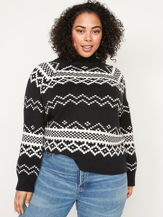 Image number 7 showing, Cozy Fair Isle Turtleneck Sweater