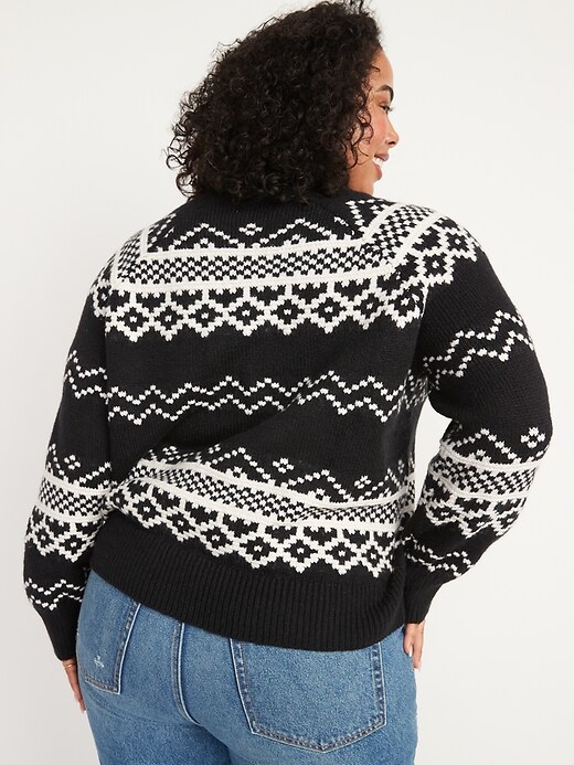 Image number 8 showing, Cozy Fair Isle Turtleneck Sweater