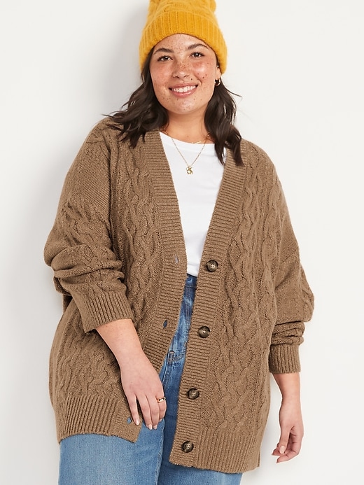 Image number 7 showing, Slouchy Cardigan Sweater for Women