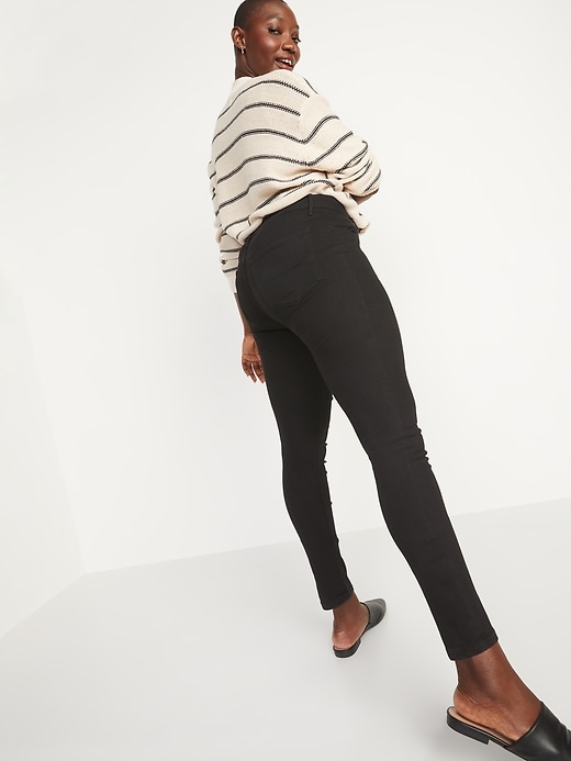 Image number 6 showing, Mid-Rise Wow Super-Skinny Pop-Color Jeans for Women