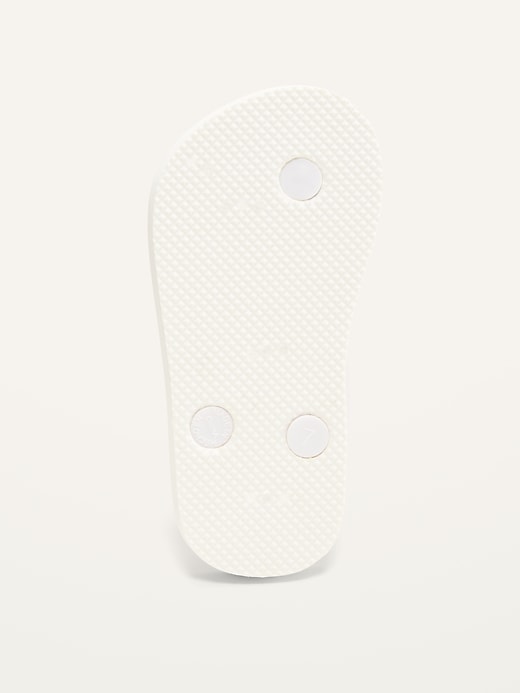 Image number 4 showing, Plant-Based Printed Flip-Flops for Toddler Girls
