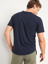 View large product image 3 of 3. Soft-Washed Curved-Hem T-Shirt 3-Pack