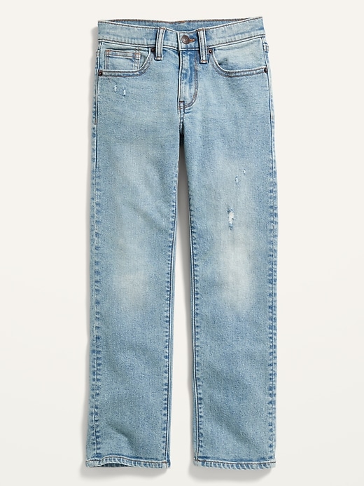 View large product image 1 of 4. Built-In Flex Straight Light-Wash Jeans For Boys