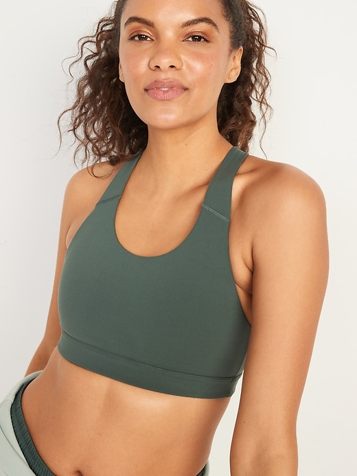 Image number 3 showing, Medium-Support Strappy Sports Bra