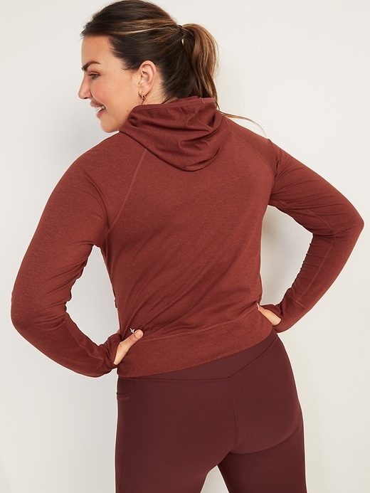 Image number 6 showing, CozeCore Cropped Performance Hoodie