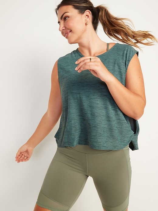 Image number 5 showing, Breathe ON Side-Twist Sleeveless Top