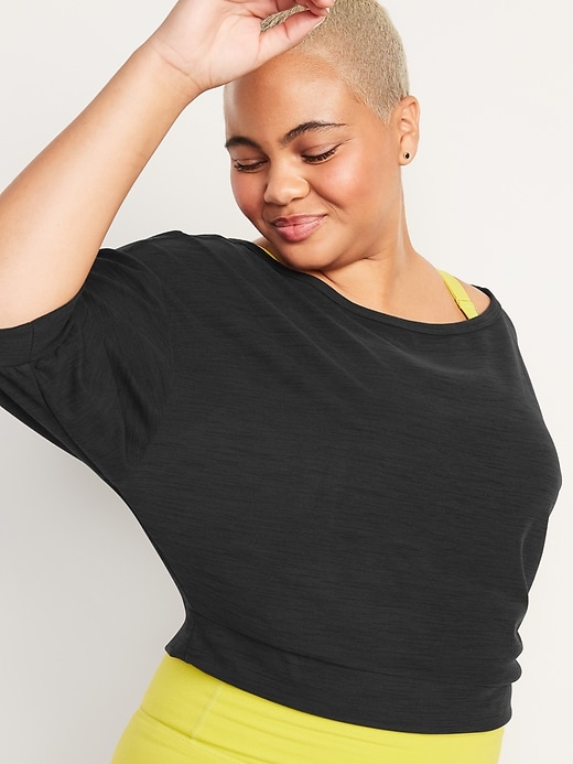 Image number 5 showing, Breathe ON Cropped Elbow-Sleeve Performance Top