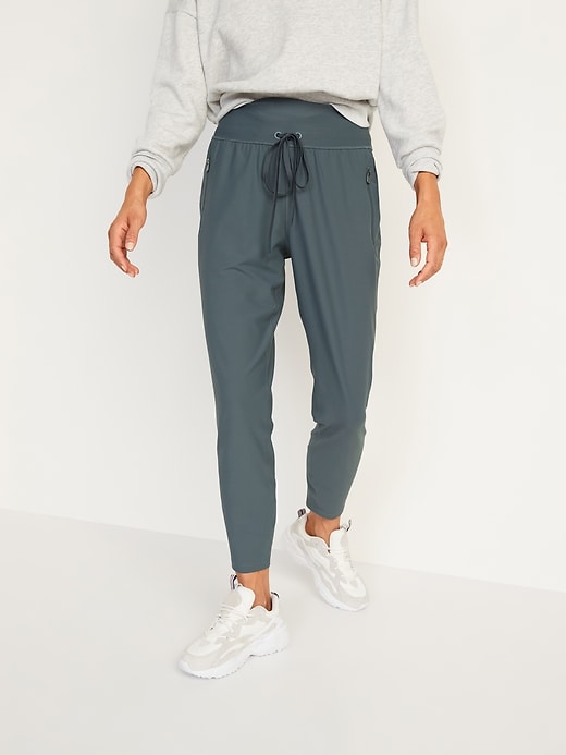 Image number 1 showing, High-Waisted PowerSoft Jogger Pants