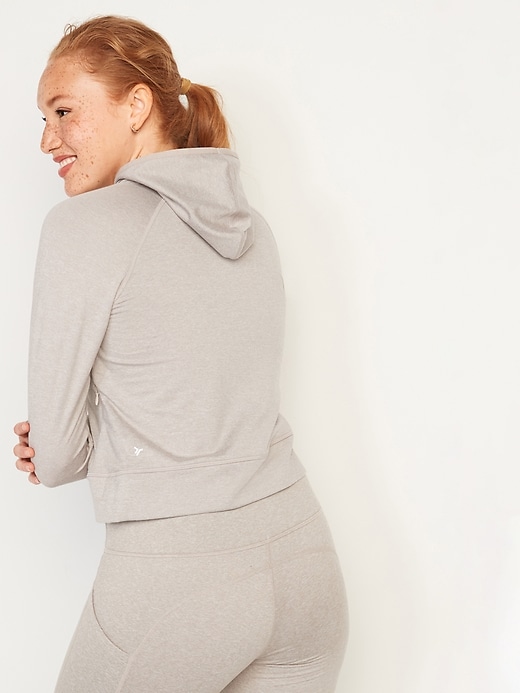 Image number 2 showing, CozeCore Cropped Performance Hoodie