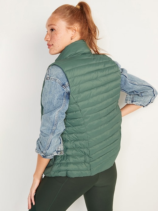 Image number 2 showing, Water-Resistant Narrow-Channel Puffer Vest