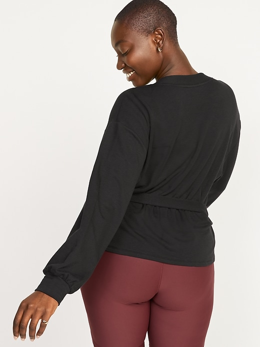 Image number 6 showing, Cozy Belted Wrap Sweater