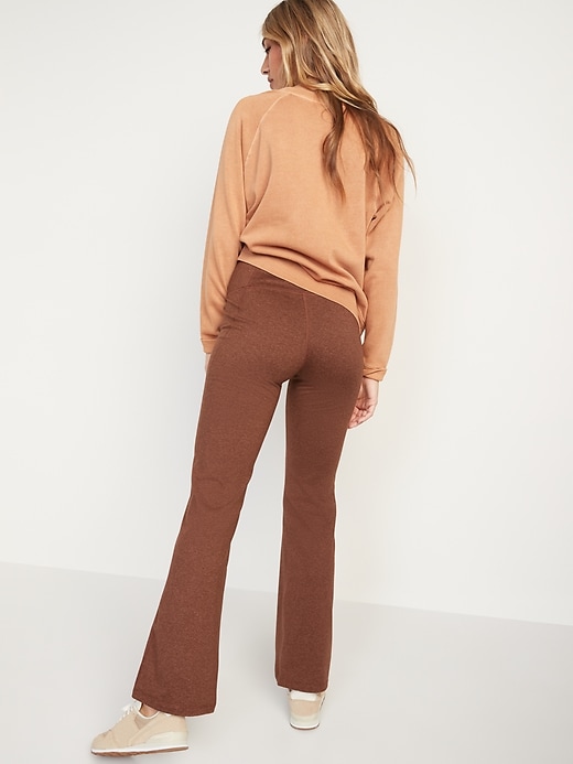 Image number 2 showing, High-Waisted CozeCore Flare Pants