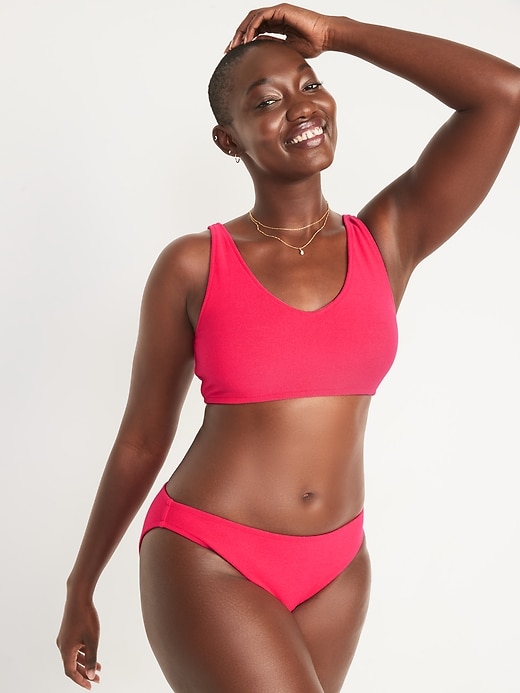 Image number 5 showing, V-Neck Terry Swim Top