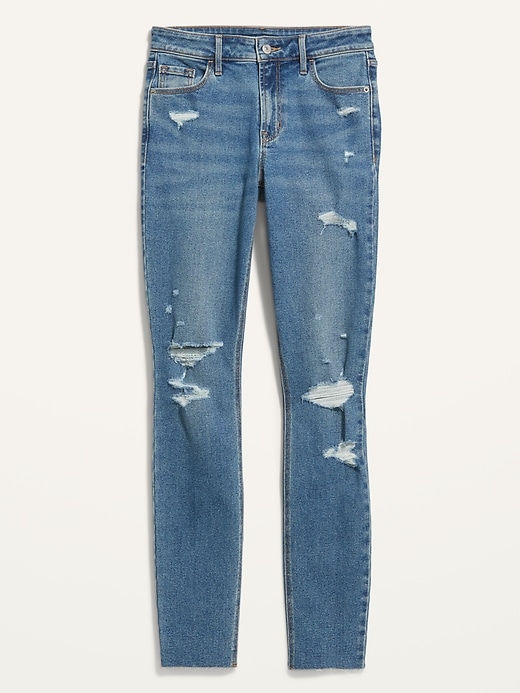 Image number 3 showing, Mid-Rise Rockstar Super-Skinny Jeans