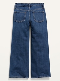 View large product image 3 of 3. High-Waisted Baggy Wide-Leg Jeans for Girls