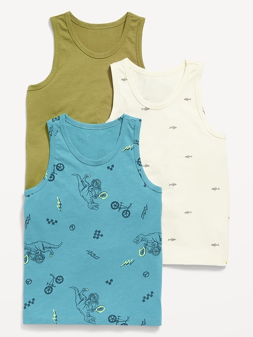 View large product image 1 of 2. Softest Tank Tops 3-Pack for Boys