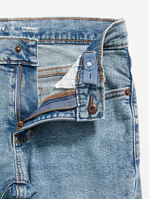View large product image 2 of 4. Built-In Flex Straight Light-Wash Jeans For Boys