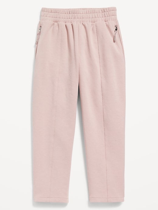 View large product image 1 of 3. High-Waisted Dynamic Fleece Zip-Pocket Jogger Sweatpants for Girls