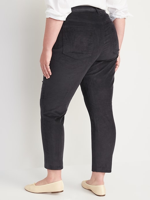 Image number 8 showing, High-Waisted OG Straight Corduroy Ankle Pants