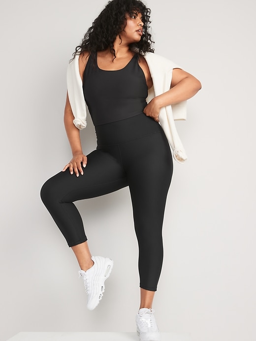 Image number 3 showing, Extra High-Waisted PowerSoft Crop Leggings