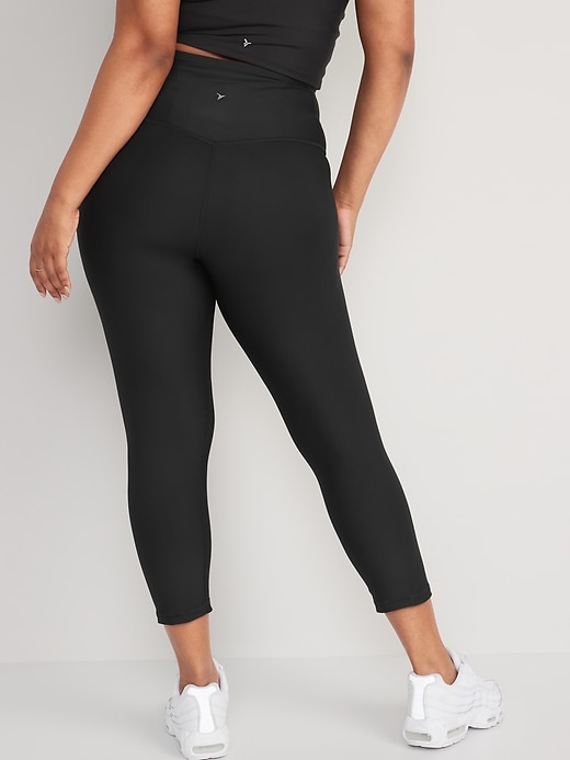 Image number 6 showing, Extra High-Waisted PowerSoft Crop Leggings