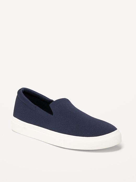 View large product image 1 of 1. Soft-Knit Slip-On Sneakers