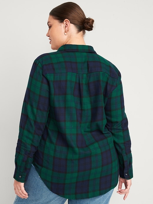 Image number 8 showing, Long-Sleeve Plaid Flannel Shirt