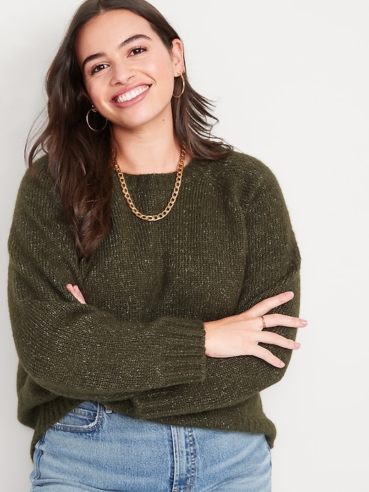 Image number 3 showing, Cozy Shaker-Stitch Pullover Sweater