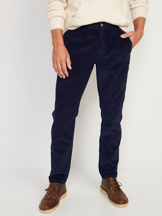 View large product image 1 of 3. Slim Corduroy Pull-On Chino Pants