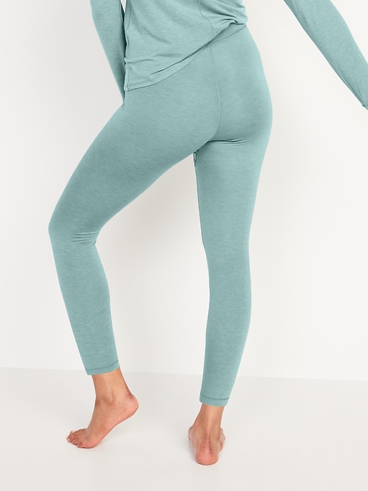 Image number 2 showing, High-Waisted UltraBase Merino Wool Base Layer Tights