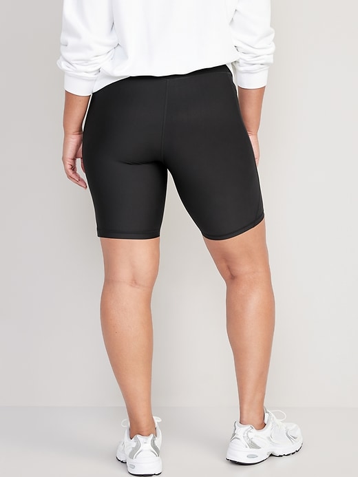 Image number 6 showing, High-Waisted PowerSoft Biker Shorts -- 8-inch inseam