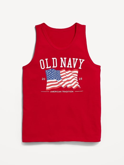 View large product image 1 of 2. Logo-Graphic Flag Tank Top for Boys