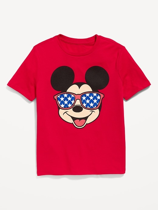 View large product image 1 of 3. Matching Disney© Mickey Mouse Gender-Neutral T-Shirt for Kids