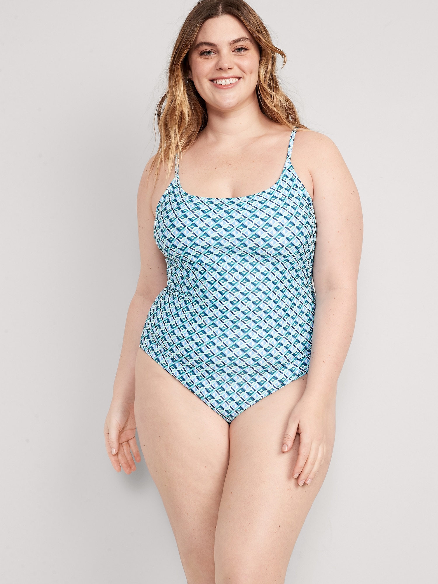 Tie Back One Piece Cami Swimsuit For Women Old Navy