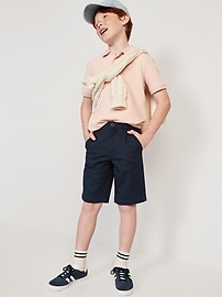 View large product image 3 of 3. Twill Shorts for Boys (At Knee)