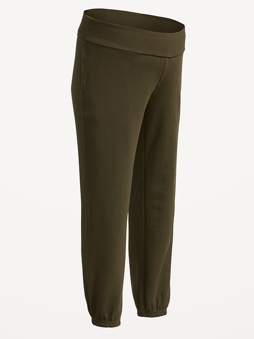 Image number 6 showing, Maternity Rollover-Waist Sweatpants