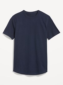 View large product image 3 of 3. Soft-Washed Curved-Hem T-Shirt