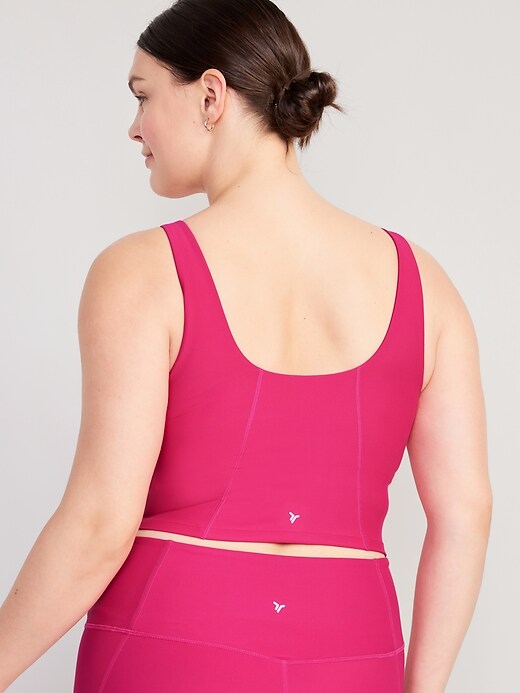 Light Support PowerSoft Longline Sports Bra For Women Old Navy