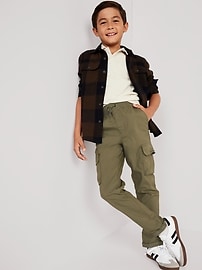 View large product image 3 of 4. Built-In Flex Tapered Tech Cargo Pants for Boys