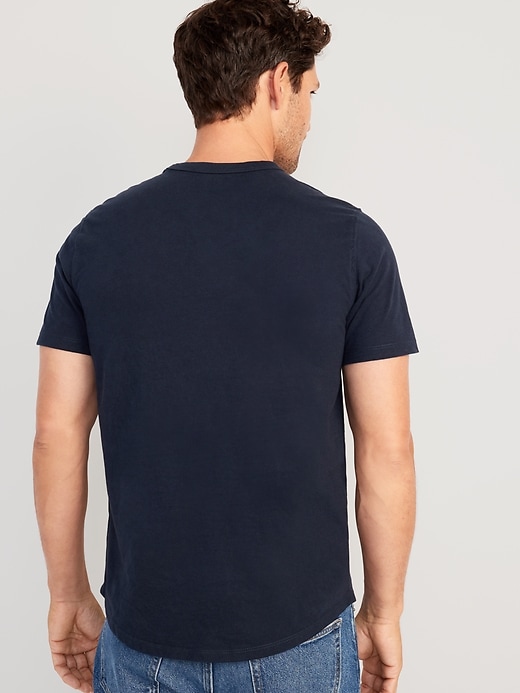View large product image 2 of 3. Soft-Washed Curved-Hem T-Shirt