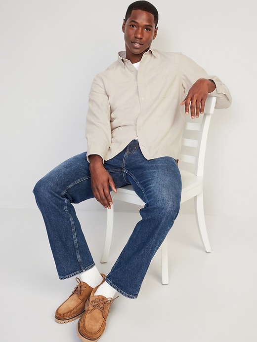 Image number 3 showing, Regular-Fit Everyday Non-Stretch Chambray Shirt