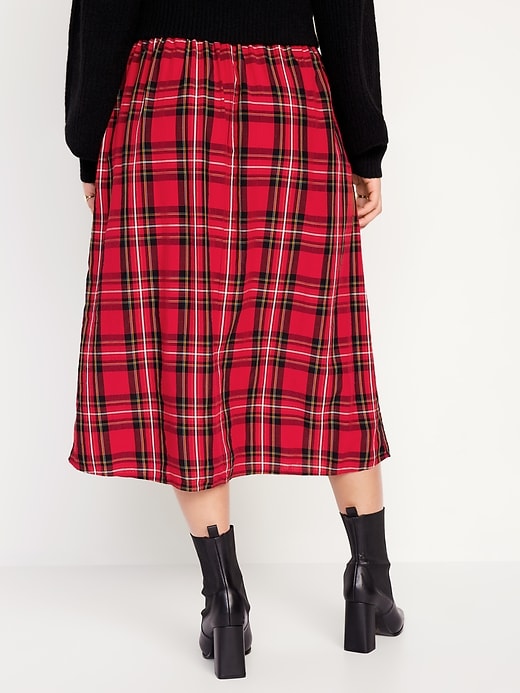 Image number 6 showing, High-Waisted Smocked Midi Skirt